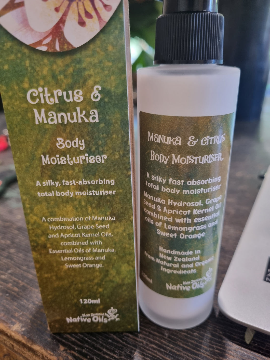 Citrus and Manuka  body moisturizer